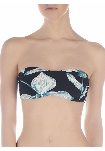 Padded underwired bandeau C cup bra