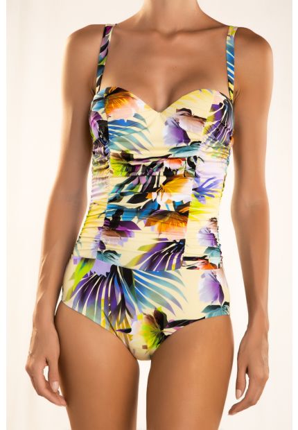 Padded underwired B cup body swimsuit