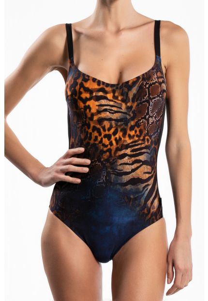Underwired D cup swimsuit