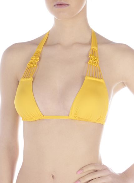 Removable cups triangle bra