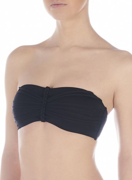 Padded underwired bandeau C cup bra