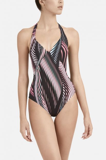 Underwired foulard D cup swimsuit